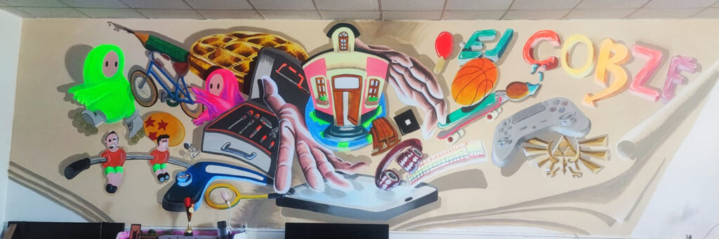 Tiphaine Paré - La Faebrik - Fresque géante